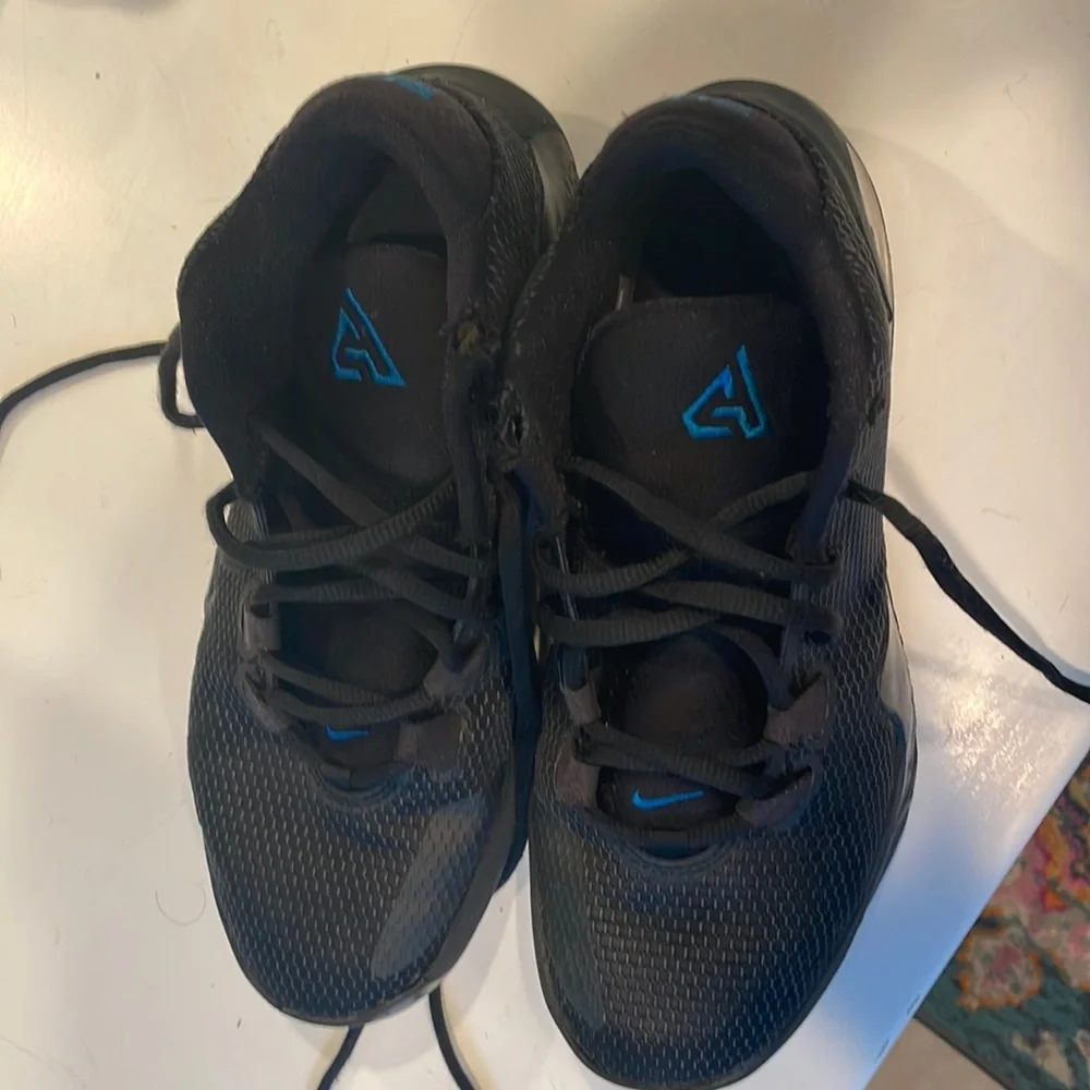 Nike Zoom Freak 1 Mens Size 7.5 Black/Multi-Color Blue Giannis Antetokounmpo